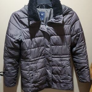Gap Women's Gray Quilted Jacket